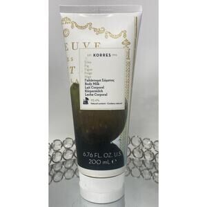 NEW KORRES BODY MILK - FIG Full Size 200ml/6.7oz, SEALED.